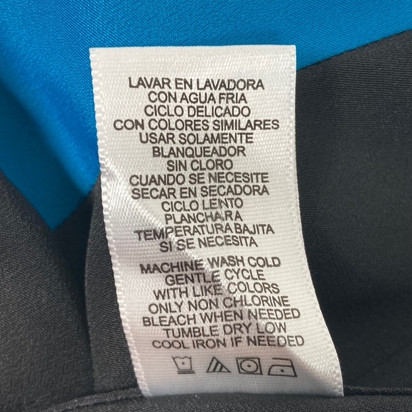 Derek Lam Design Nation Womens Asymmetrical Seam Skirt Size 8 Black Blue A Line - Picture 9 of 9